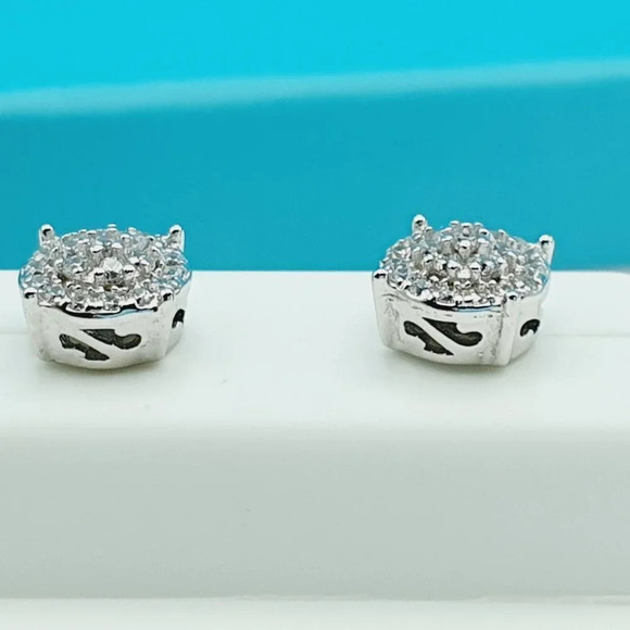 "925 Sterling Silver CZ Beautiful Earrings for Women, 1USPAR4177 - Picture 9 of 11